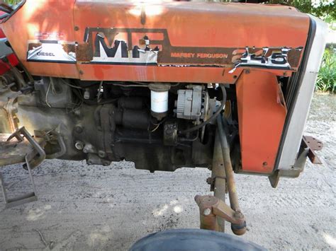 tractor repair   repair  replace  massey ferguson hydraulic power steering pump