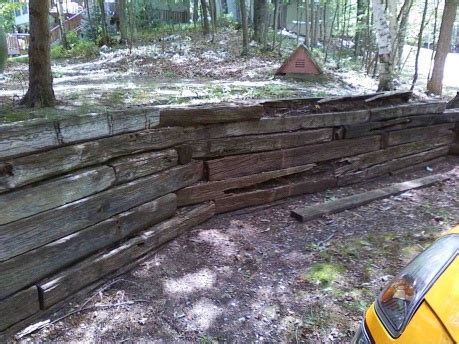 easiest   replace  wood retaining wall building