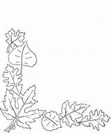 Coloring Fall Autumn Leaf Leaves Corner Cards Embroidery Patterns Printable Crafts Designs Colouring Pattern Digi Anne Line Pages Stamp Maple sketch template