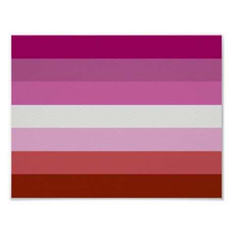 póster poster lesbiano de la bandera del orgullo zazzle es