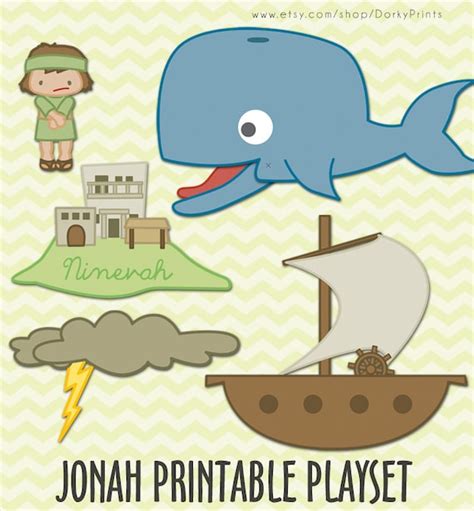 jonah   whale printable  bible printables