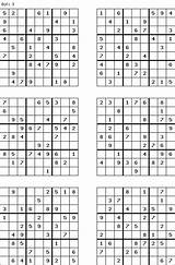 Sudoku Puzzles 9x9 Crossword Sudokus Multipli Matematicas Soduko Difficulty Adulto Mathwarehouse Latini Greco Indicazioni Proseguire Applicazioni sketch template