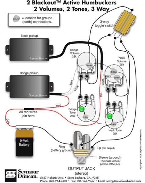 emg passive pickup wiring diagram