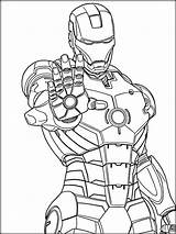 Coloring Avengers sketch template