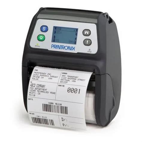tsc printronix ml industrial mobile barcode thermal printers paper size   rs