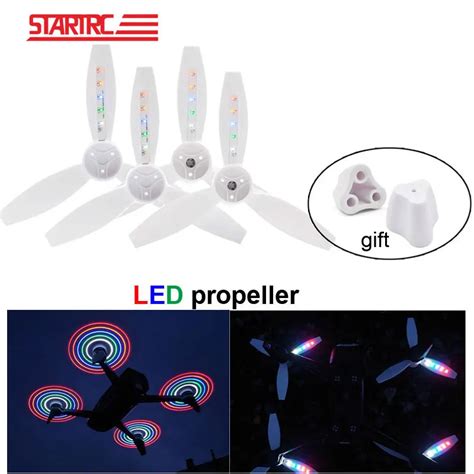 startrc parrot bebop  flash led propellers  parrot bebop  drone accessories  shipping