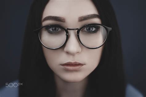 Wallpaper Face Black 500px Model Portrait Women With Glasses