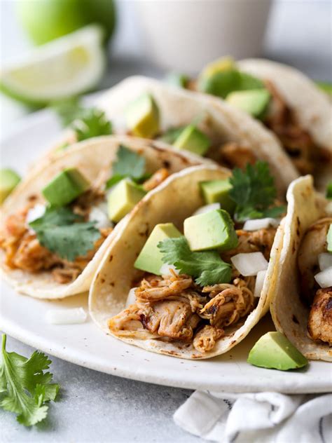 shredded chicken street tacos completely delicious