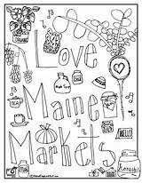 Coloring Market Farmers Pages Getdrawings sketch template