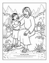 Coloring Pages Jesus Children Loves Little Lds Popular sketch template