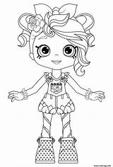 Colouring Rosie Menina Shopkins Colorear Shoppies Phlebotomy Colorings sketch template