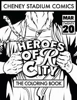 Heroes Coloring sketch template