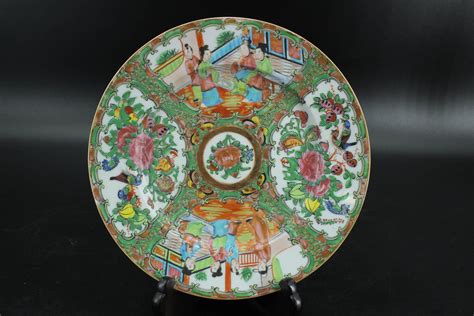 lot chinese rose medallion plate