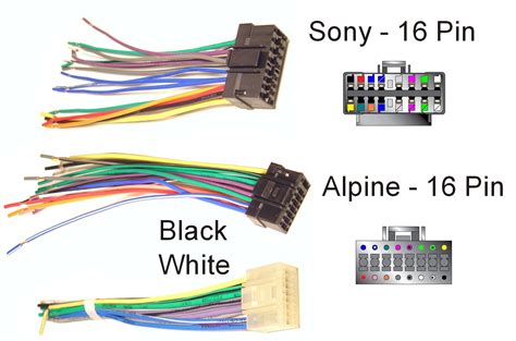 sony stereo wiring harness diagram
