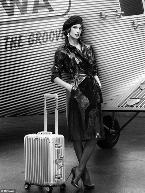 alessandra ambrosio sparkles in great gatsby style campaign for rimowa luggage daily mail online