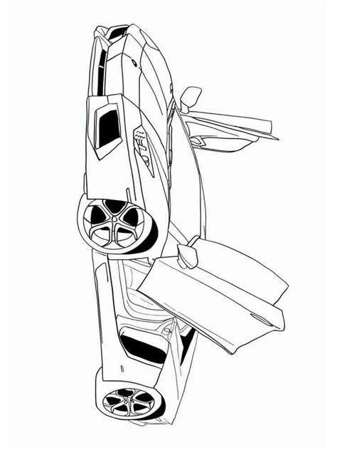 muscle car coloring pages