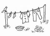 Colouring Clothes Pages Washing Clothesline Coloring Ropa Para Line Colorear Printable Google Choose Board Search Paper Dibujos Tendida Printables sketch template