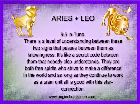 Aries Leo Aries Leo Aries Leo Compatibility Leo