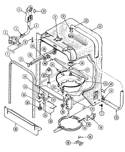 maytag maytag dishwasher parts diagram