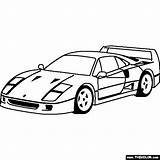 Ferrari F40 Coloring Car Drawing Pages Cars Clipart 1987 Online Race Thecolor Clipartbest Fresh sketch template