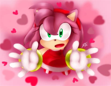 lovely amy by hanybe on deviantart amy rose sonic the hedgehog amy rose amy