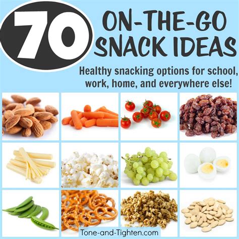 70 Of The Best Portable Healthy Snacks Tone And Tighten