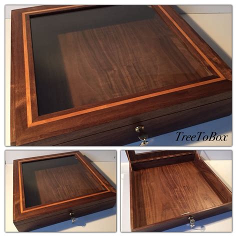 handmade custom wooden display boxes  wood designs  glenn  nief custommadecom