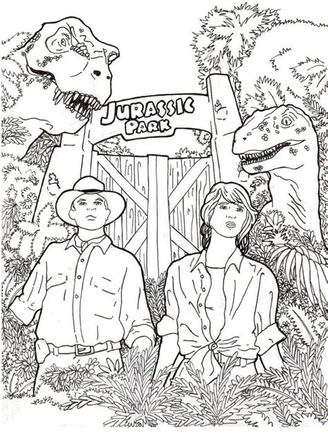 realistic jurassic world coloring pages rel