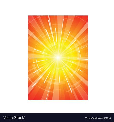 hot summer sun royalty free vector image vectorstock