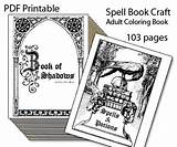 Shadows Wiccan Spell Spells Adult sketch template