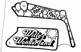 Wonderland Willy Pinball Spencer Murrill Playfield sketch template