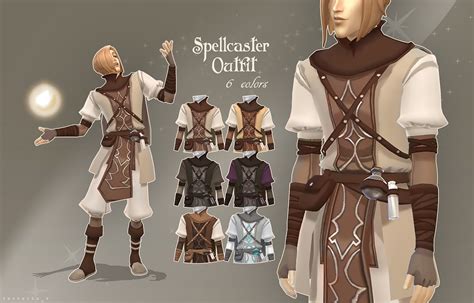 mod  sims spellcaster outfit