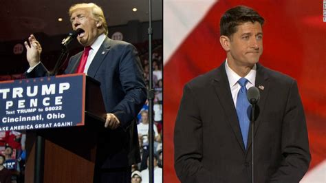 Paul Ryan S Donald Trump Strategy Say Little Cnnpolitics