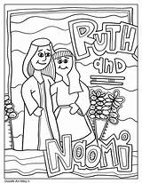 Ruth Naomi Testament sketch template