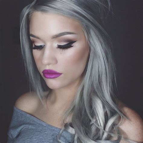 grey hair trend spring summer  beauty coolallure