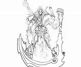 Darksiders Death Weapon Ii Coloring Pages Fujiwara Yumiko sketch template