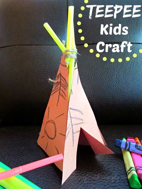 teepee kids craft raising whasians