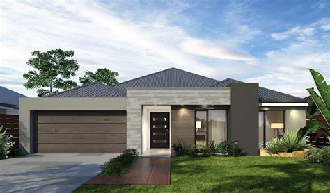 rear living single storey home designs  australia affordable single storey house designs