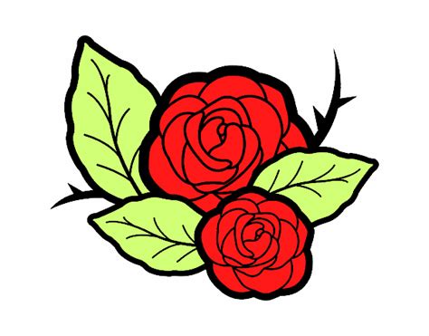 Dibujo De Dos Rosas Pintado Por En El Día 09 05 20 A Las 10