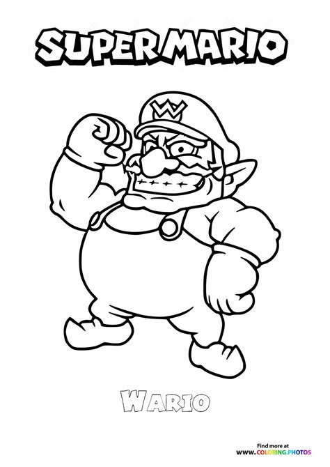 super mario  motorbike coloring pages  kids