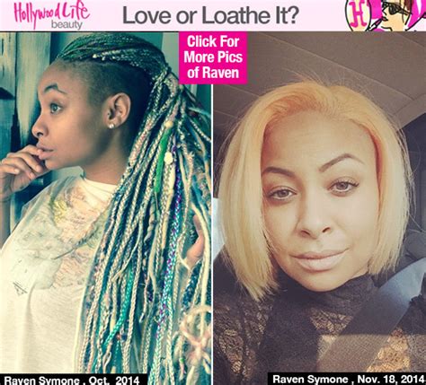 [pic] raven symone dyes her hair peach hollywood life