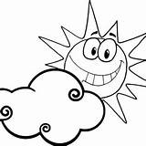 Coloring Sunrise Sun Clouds Color Clipart Smiling Behind Designlooter Play Kids Clipartbest Moon Protect 300px 16kb Drawings sketch template
