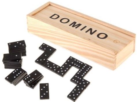 bolcom domino reisspel dominospel mini domino stenen set kinderenvolwassenen houten box