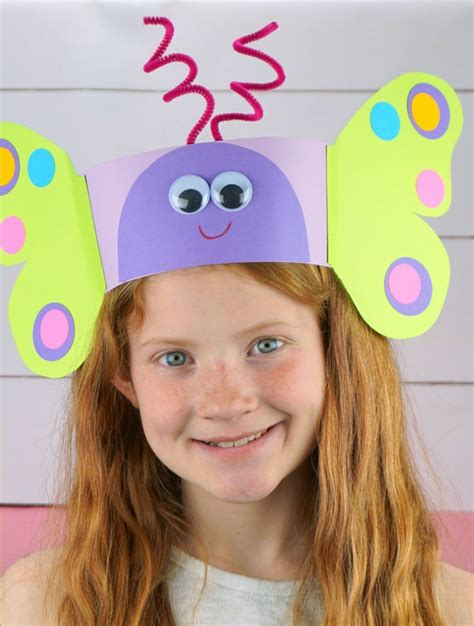 butterfly headband craft  preschoolers headband crafts