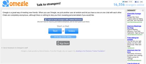 cool websites omegle the talk to strangers chat site [★] kath s journey going one step