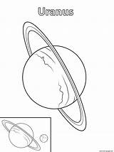 Planet Uranus Coloring Pages Printable sketch template