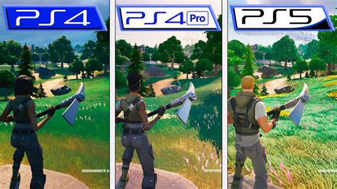 fortnite chapter  ps ps pro ps graphics comparison  real