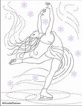Coloring Skating Pages Nicole Figure Florian Skater Dance Ice Coloriage Crafts Created Princesse sketch template