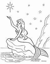 Coloring Princess Disney Ariel Pages Mom sketch template