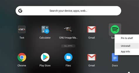 easier  uninstall chrome os linux apps coming togoogle